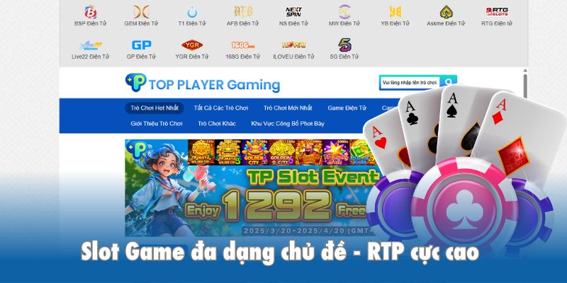 Slot Game KKwin đa dạng chủ đề, RTP cực cao